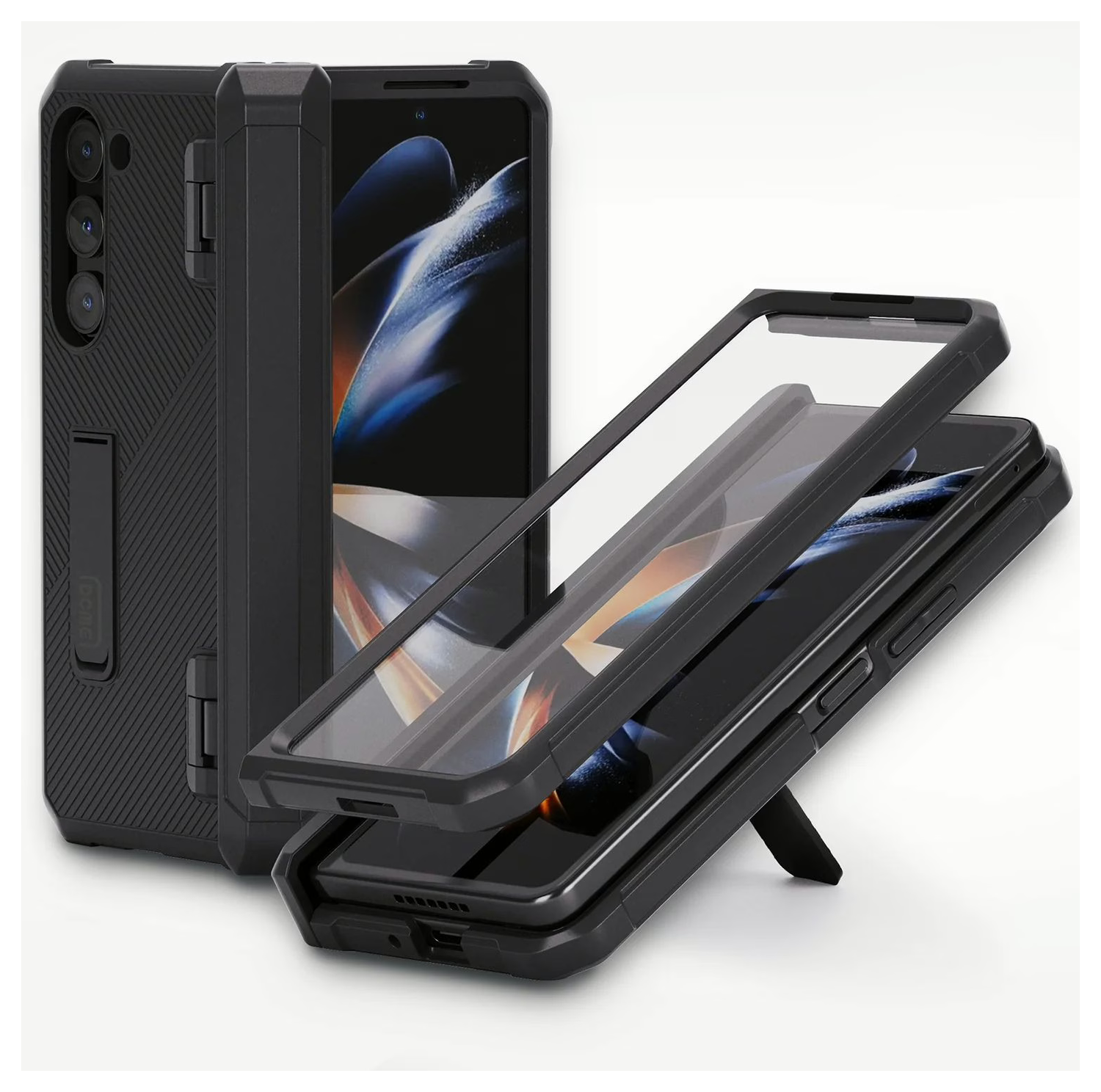 Whitestone Dome Escudo Case Samsung Galaxy Z Fold 5 Hoesje Zwart afbeelding 1