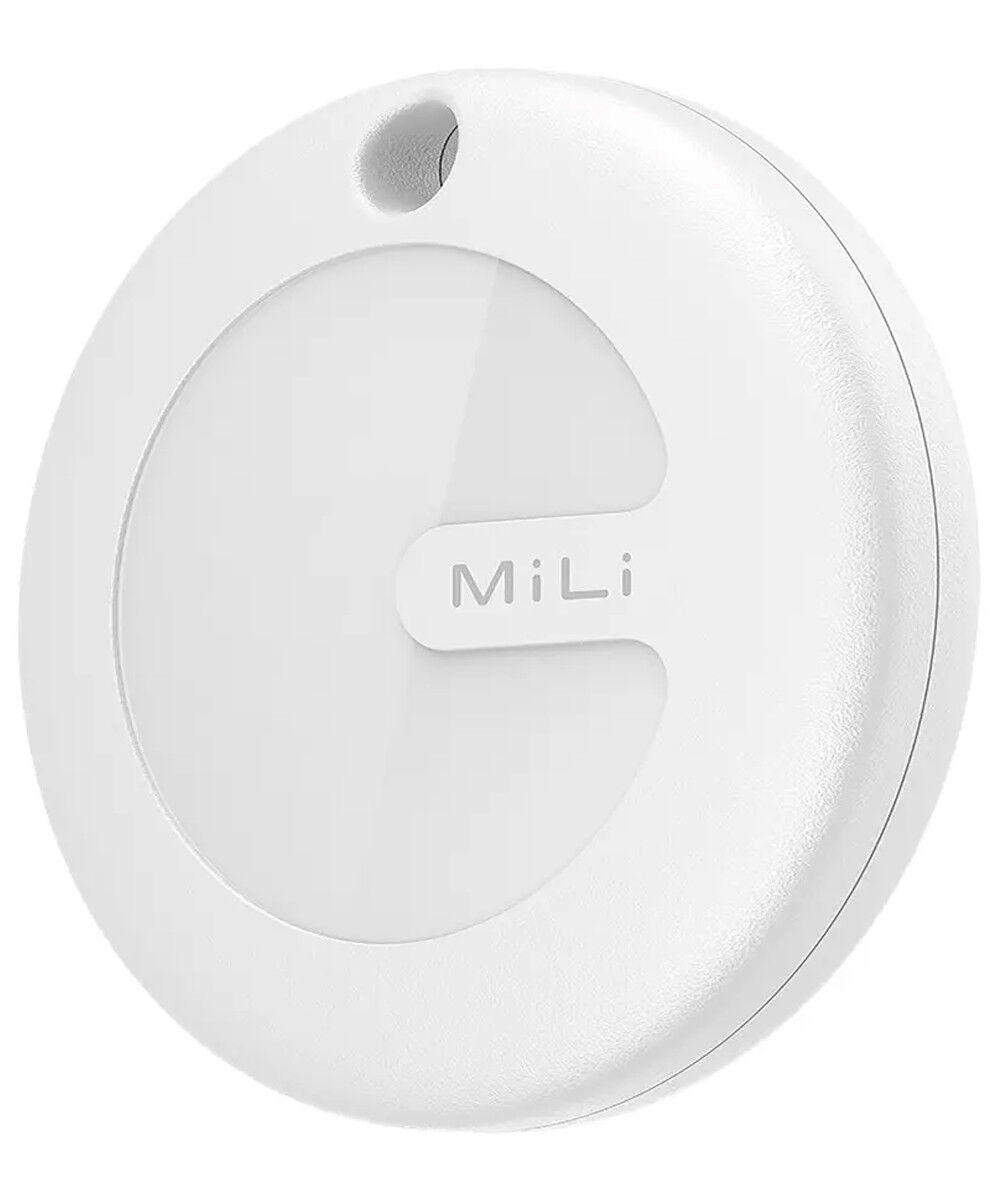 MiLi MiTag iOS FindMy Bluetooth Tracker met Sleutelhanger Wit (1-Pack) afbeelding 2