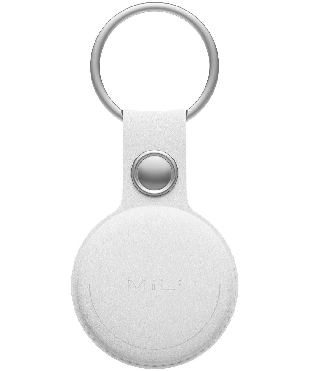 MiLi MiTag iOS FindMy Bluetooth Tracker met Sleutelhanger Wit (1-Pack) afbeelding 1