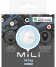 MiLi MiTag iOS FindMy Bluetooth Tracker met Sleutelhanger Zwart (1-Pack)