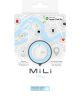 MiLi MiTag iOS FindMy Bluetooth Tracker met Sleutelhanger Wit (4-Pack)