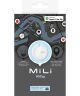 MiLi MiTag iOS FindMy Bluetooth Tracker met Sleutelhanger Zwart 4-Pack