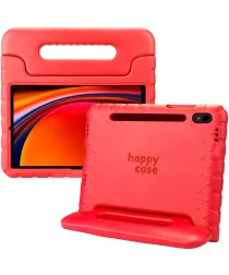 HappyCase Samsung Galaxy Tab S9 Kinder Tablethoes met Handvat Rood
