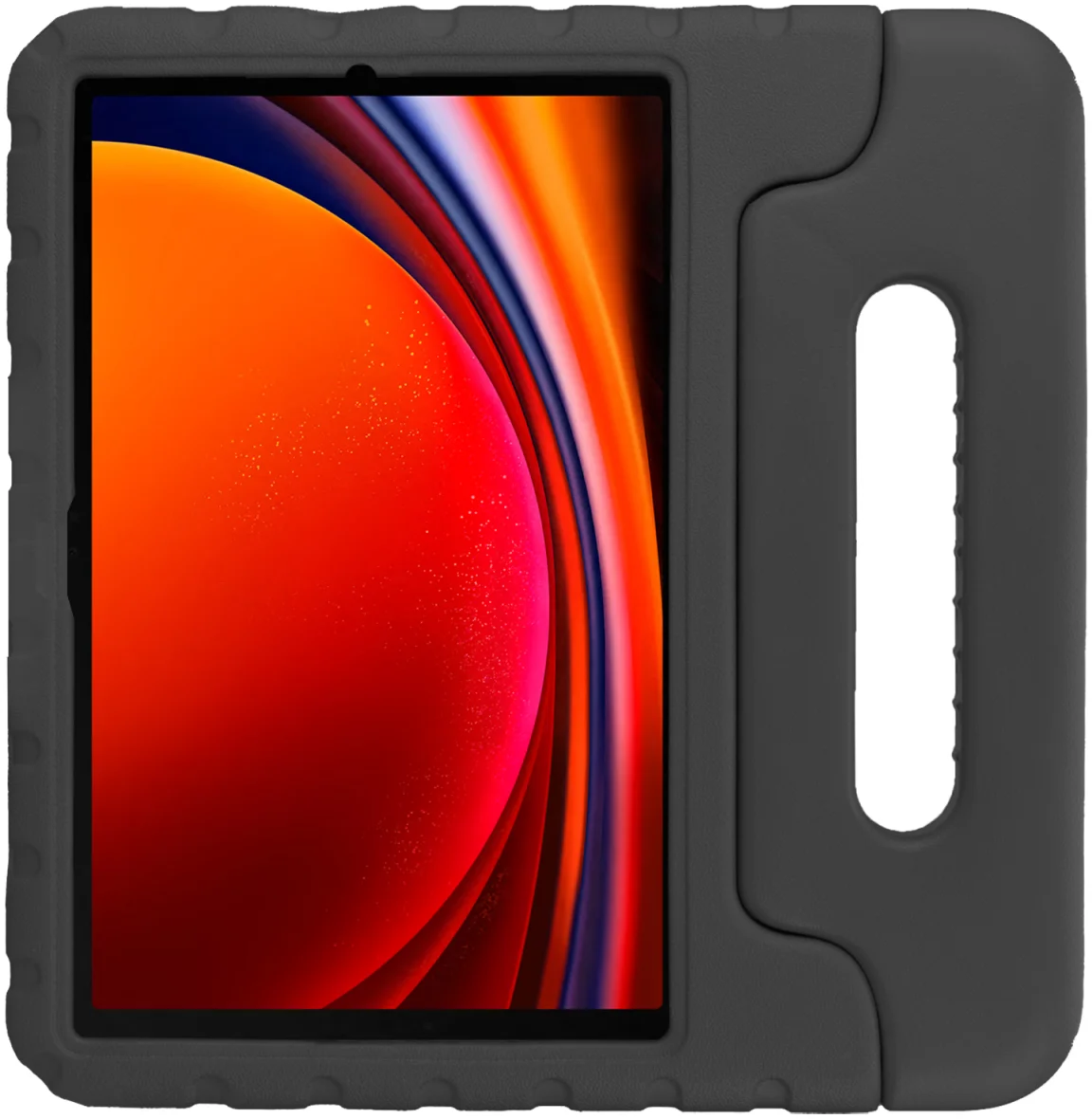 HappyCase Samsung Galaxy Tab S9 Kinder Tablethoes met Handvat Zwart afbeelding 2