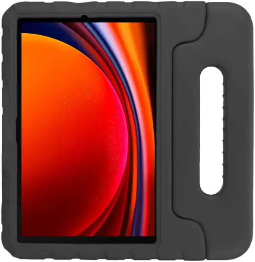 HappyCase Samsung Galaxy Tab S9 Kinder Tablethoes met Handvat Zwart afbeelding 2