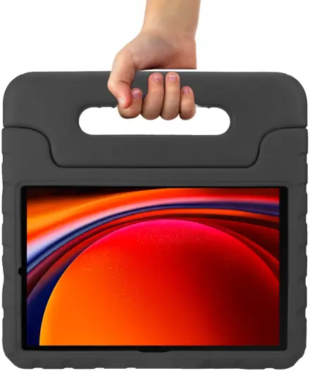 HappyCase Samsung Galaxy Tab S9 Kinder Tablethoes met Handvat Zwart afbeelding 8