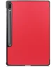 Samsung Tab S9 Plus / S9 FE Plus Hoes Book Case met Standaard Rood