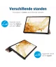 Samsung Tab S9 Plus / S9 FE Plus Hoes Book Case met Standaard Roze