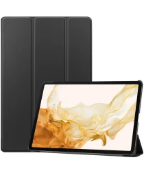 Samsung Tab S9 Plus / S9 FE Plus Hoes Book Case met Standaard Zwart