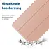 Samsung Galaxy Tab S10 Ultra / S9 Ultra Hoes Tri-Fold Book Case Standaard Roze afbeelding 2