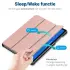 Samsung Galaxy Tab S10 Ultra / S9 Ultra Hoes Tri-Fold Book Case Standaard Roze afbeelding 7