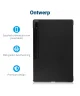 Samsung Galaxy Tab S9 Ultra Hoes Tri-Fold Book Case met Stand Zwart