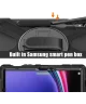 Samsung Tab S9 Plus/S9 FE Plus Hoes met Kickstand en Handriem Zwart
