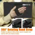 Samsung Galaxy Tab S9 Ultra Hoes met Kickstand en Handriem Zwart afbeelding 4