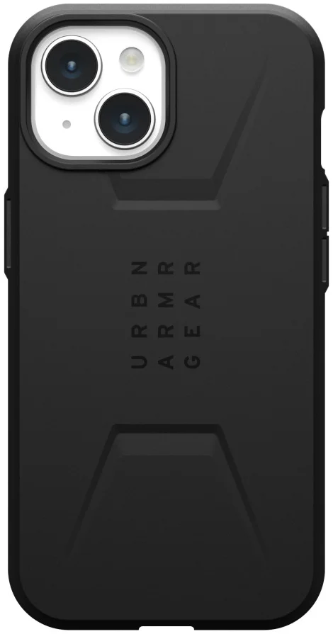 Urban Armor Gear Civilian Apple iPhone 15 Hoesje MagSafe Zwart afbeelding 3
