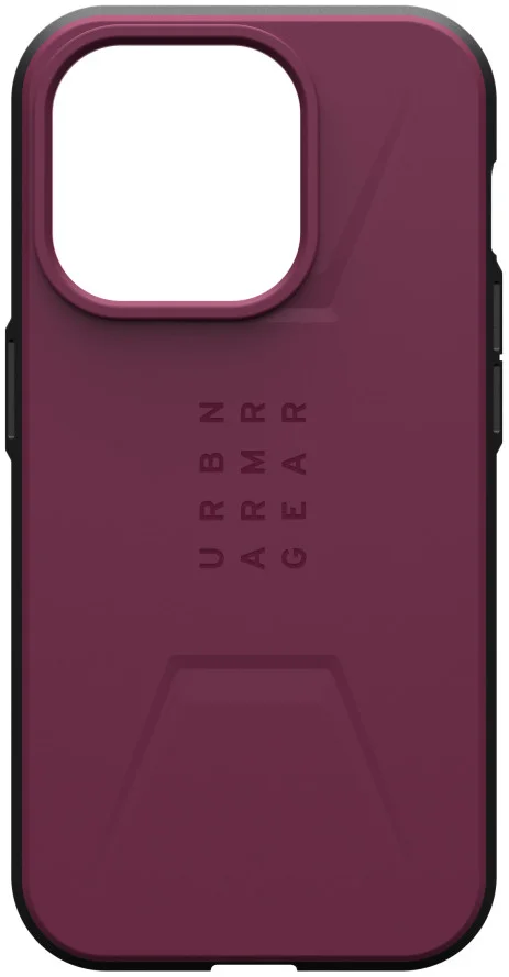 Urban Armor Gear Civilian Apple iPhone 15 Pro Hoesje met MagSafe Rood afbeelding 13