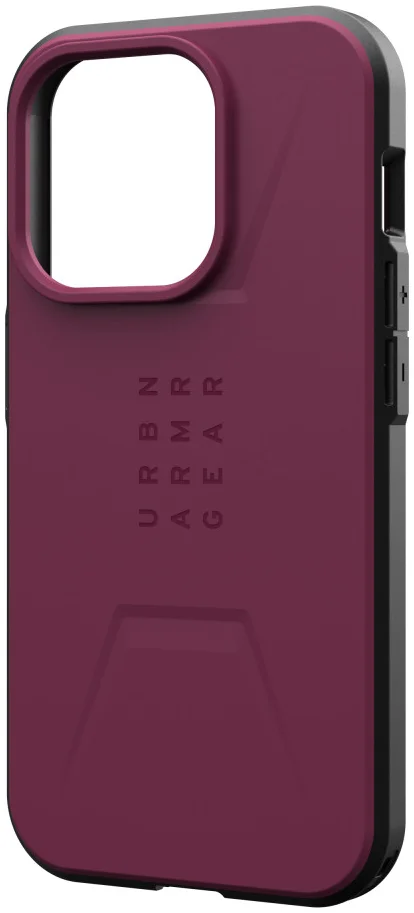 Urban Armor Gear Civilian Apple iPhone 15 Pro Hoesje met MagSafe Rood afbeelding 14