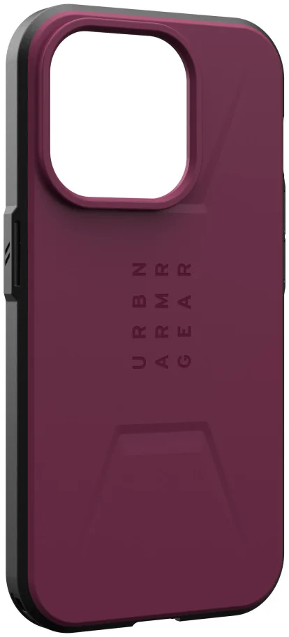 Urban Armor Gear Civilian Apple iPhone 15 Pro Hoesje met MagSafe Rood afbeelding 15