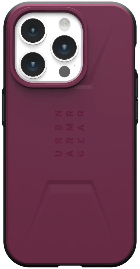 Urban Armor Gear Civilian Apple iPhone 15 Pro Hoesje met MagSafe Rood afbeelding 7