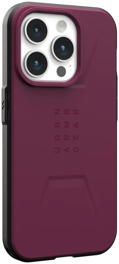 Urban Armor Gear Civilian Apple iPhone 15 Pro Hoesje met MagSafe Rood afbeelding 8