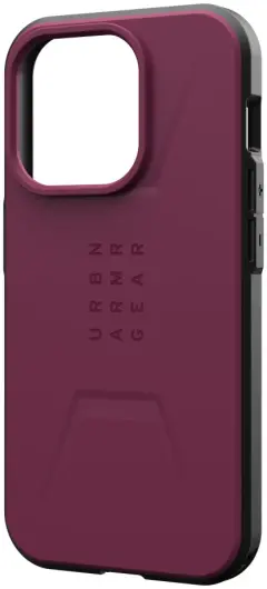 Urban Armor Gear Civilian Apple iPhone 15 Pro Hoesje met MagSafe Rood afbeelding 14