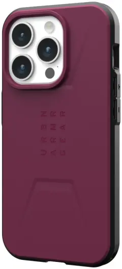 Urban Armor Gear Civilian Apple iPhone 15 Pro Hoesje met MagSafe Rood afbeelding 2