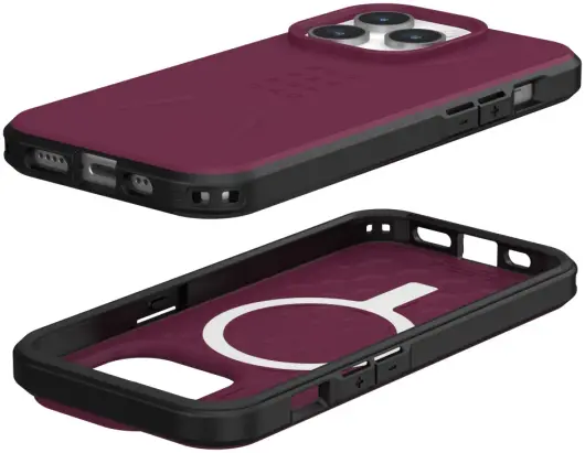 Urban Armor Gear Civilian Apple iPhone 15 Pro Hoesje met MagSafe Rood afbeelding 3