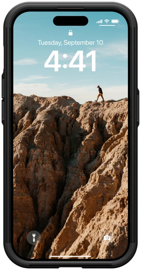 Urban Armor Gear Civilian Apple iPhone 15 Pro Hoesje met MagSafe Blauw afbeelding 4