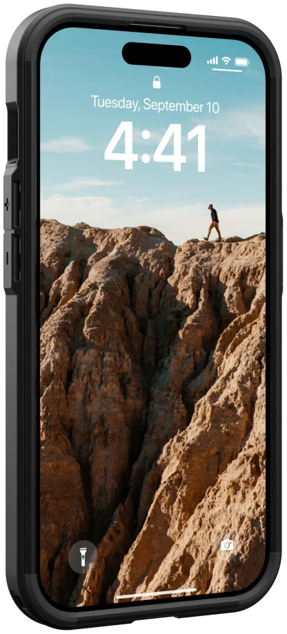 Urban Armor Gear Civilian Apple iPhone 15 Pro Hoesje met MagSafe Blauw afbeelding 8