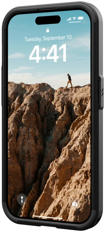 Urban Armor Gear Civilian Apple iPhone 15 Pro Hoesje met MagSafe Blauw afbeelding 9