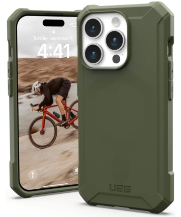 UAG Essential Armor Apple iPhone 15 Pro Hoesje met MagSafe Groen Hoesjes