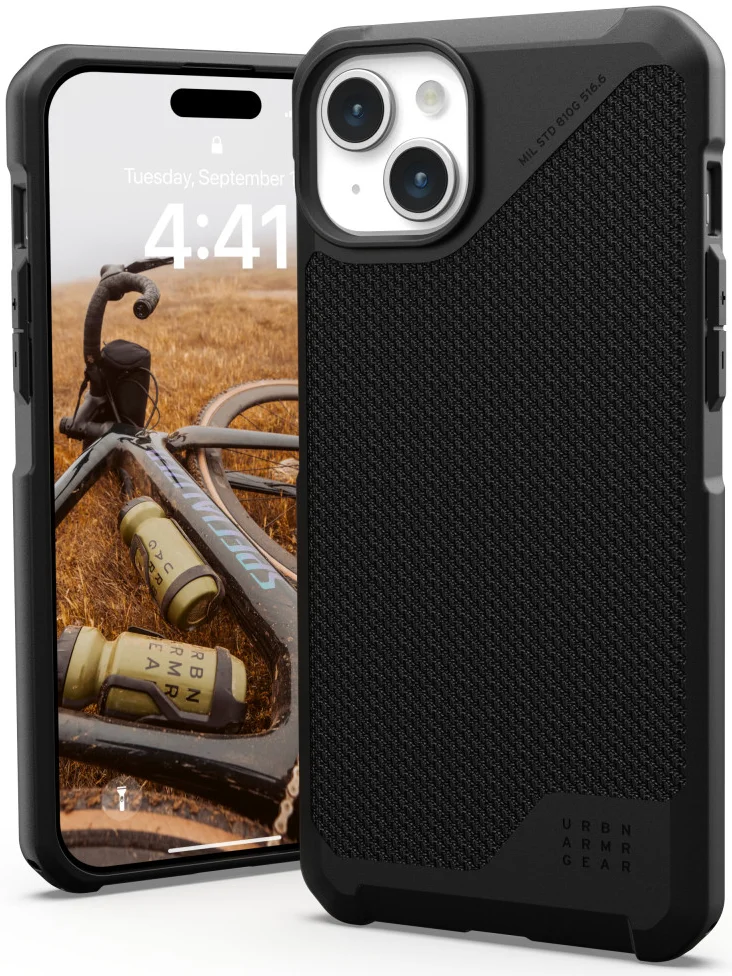 Urban Armor Gear Metropolis LT Series iPhone 15 Plus MagSafe Zwart afbeelding 1
