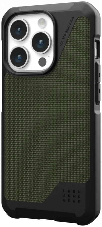 Urban Armor Gear Metropolis LT Series iPhone 15 Pro MagSafe Olive afbeelding 11