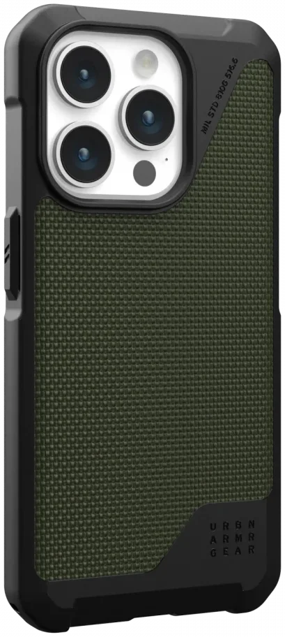 Urban Armor Gear Metropolis LT Series iPhone 15 Pro MagSafe Olive afbeelding 3