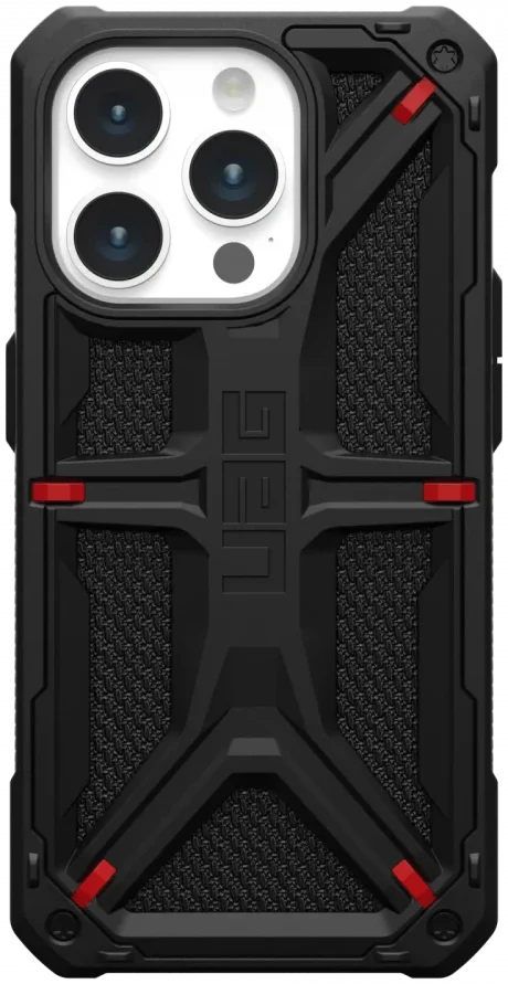 Urban Armor Gear Monarch Kevlar Apple iPhone 15 Pro Hoesje Zwart afbeelding 2