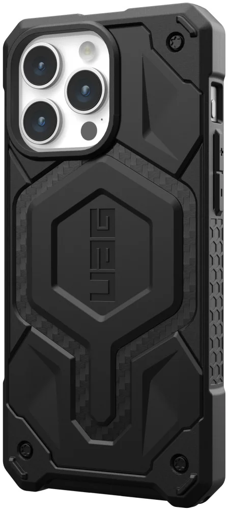 Urban Armor Gear Monarch Pro iPhone 15 Pro Max MagSafe Carbon Fiber afbeelding 2