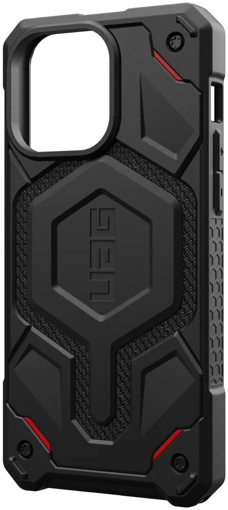 UAG Monarch Pro Apple iPhone 15 Pro Max Hoesje MagSafe Kevlar Zwart afbeelding 14