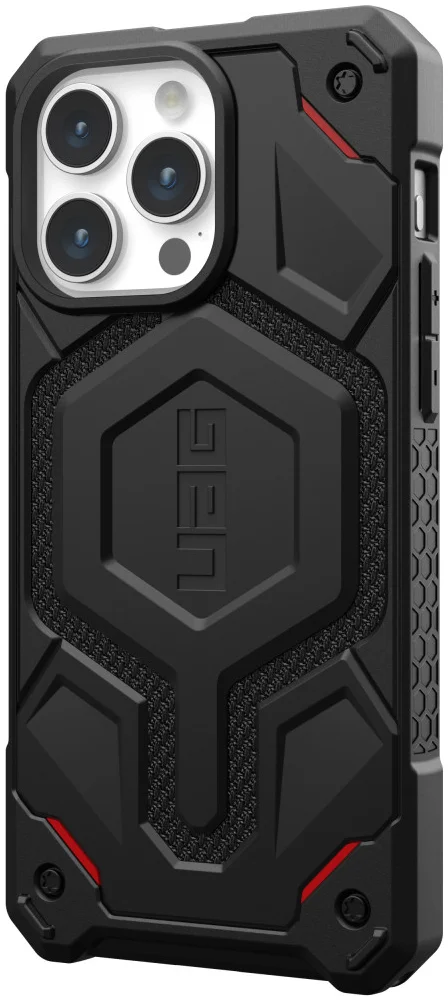 UAG Monarch Pro Apple iPhone 15 Pro Max Hoesje MagSafe Kevlar Zwart afbeelding 2