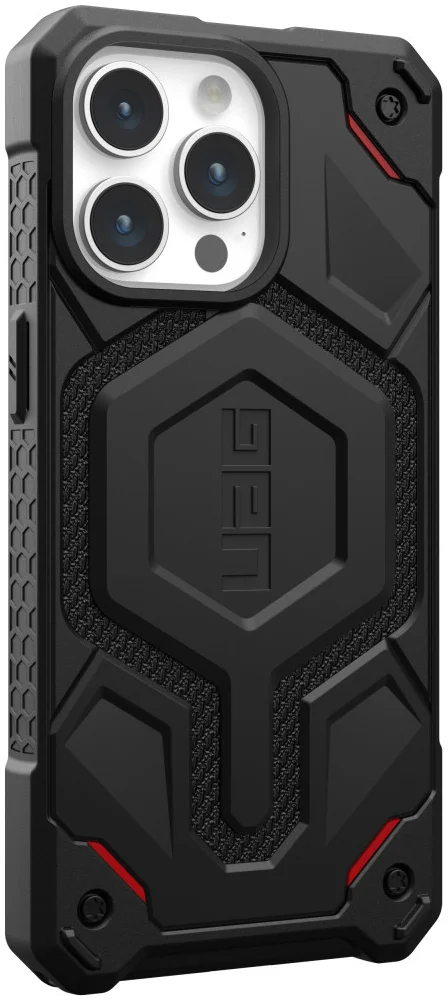 UAG Monarch Pro Apple iPhone 15 Pro Max Hoesje MagSafe Kevlar Zwart afbeelding 7