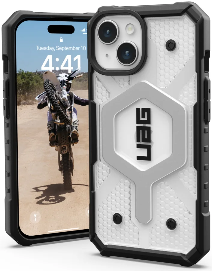 Urban Armor Gear Pathfinder Apple iPhone 15 Hoesje Magsafe Ice afbeelding 1