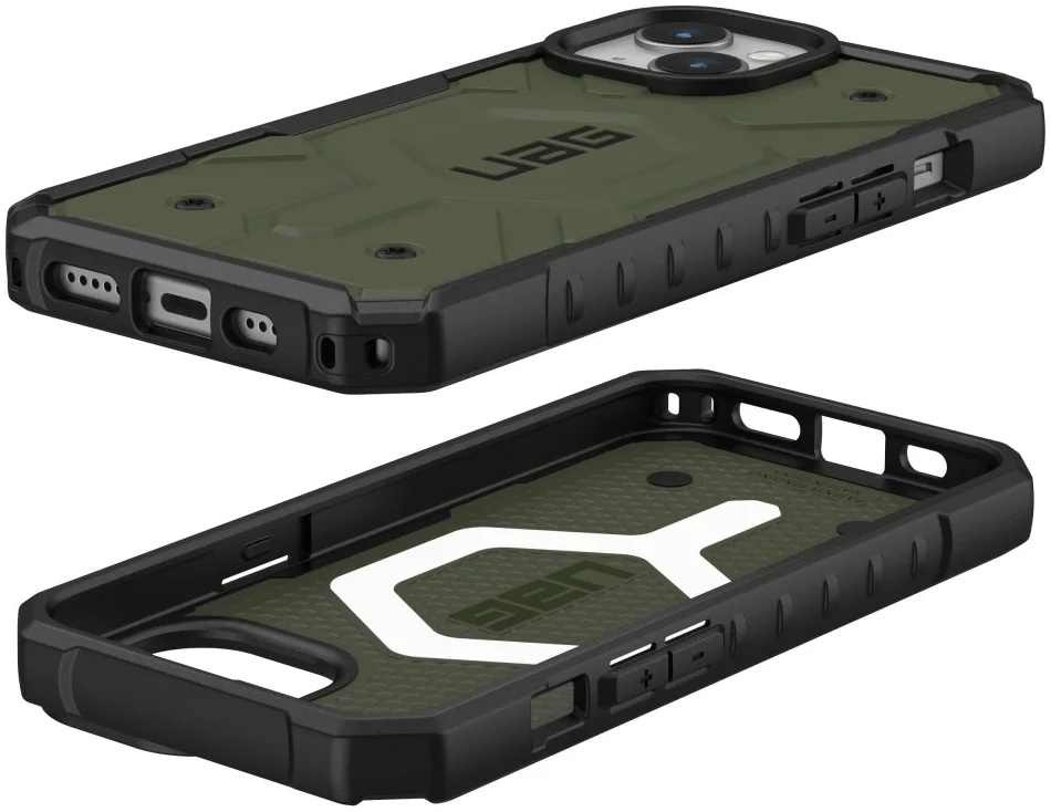 Urban Armor Gear Pathfinder Apple iPhone 15 Hoesje Magsafe Olive afbeelding 3