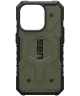 Urban Armor Gear Pathfinder Apple iPhone 15 Pro Hoesje Magsafe Olive