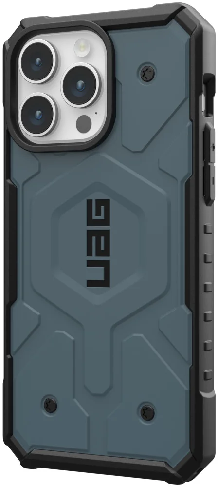 Urban Armor Gear Pathfinder iPhone 15 Pro Max Hoesje Magsafe Blauw afbeelding 2