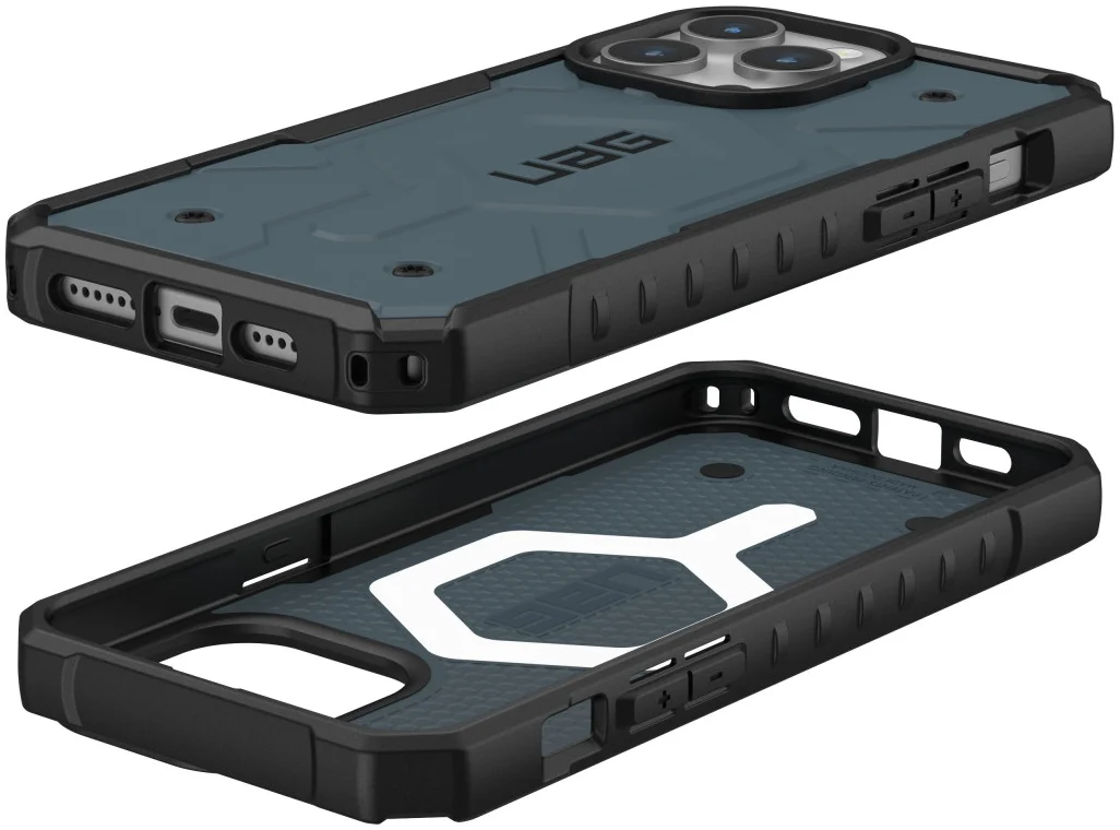 Urban Armor Gear Pathfinder iPhone 15 Pro Max Hoesje Magsafe Blauw afbeelding 3