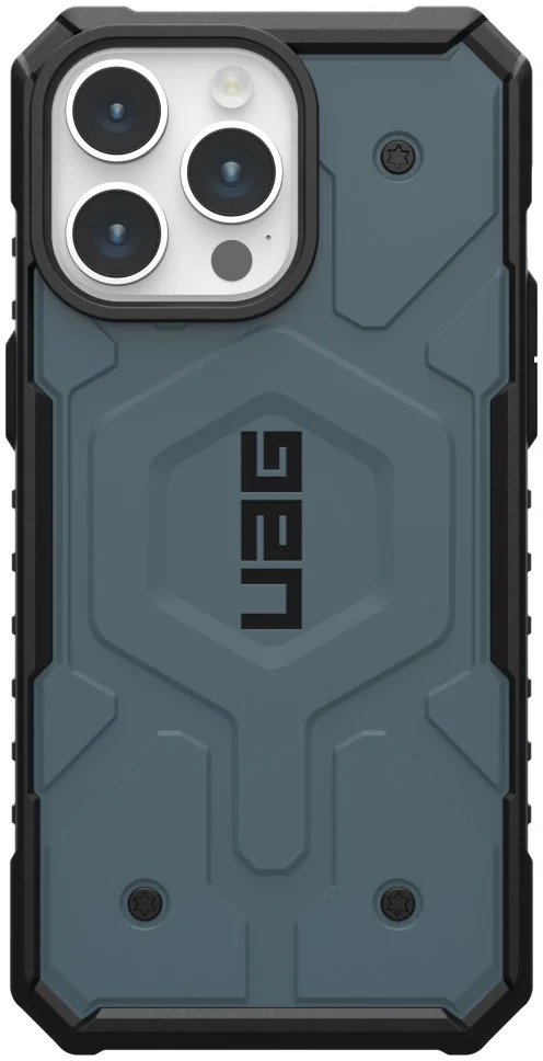 Urban Armor Gear Pathfinder iPhone 15 Pro Max Hoesje Magsafe Blauw afbeelding 6