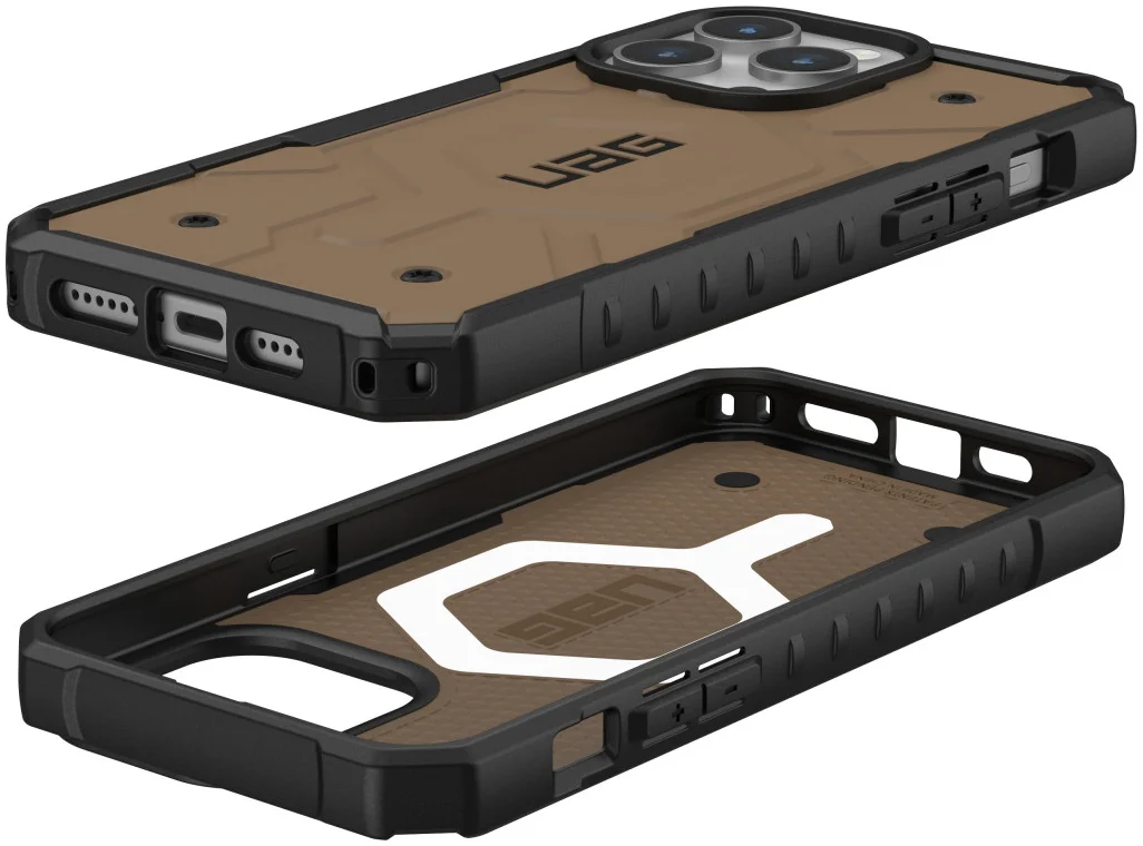 Urban Armor Gear Pathfinder iPhone 15 Pro Max Hoesje Magsafe Bruin afbeelding 3