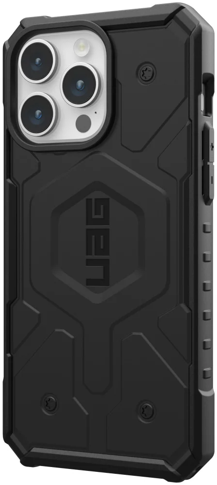 Urban Armor Gear Pathfinder iPhone 15 Pro Max Hoesje Magsafe Zwart afbeelding 2