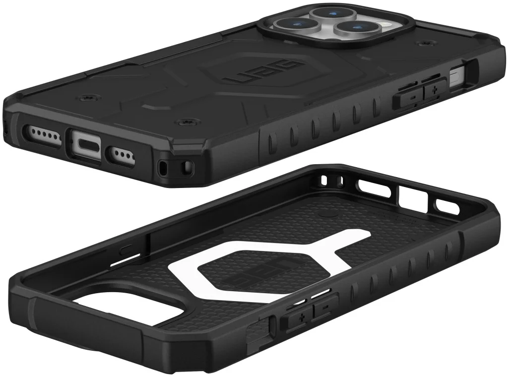 Urban Armor Gear Pathfinder iPhone 15 Pro Max Hoesje Magsafe Zwart afbeelding 3