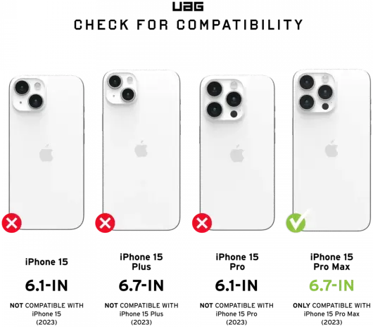 Urban Armor Gear Pathfinder iPhone 15 Pro Max Hoesje Magsafe Camo afbeelding 10