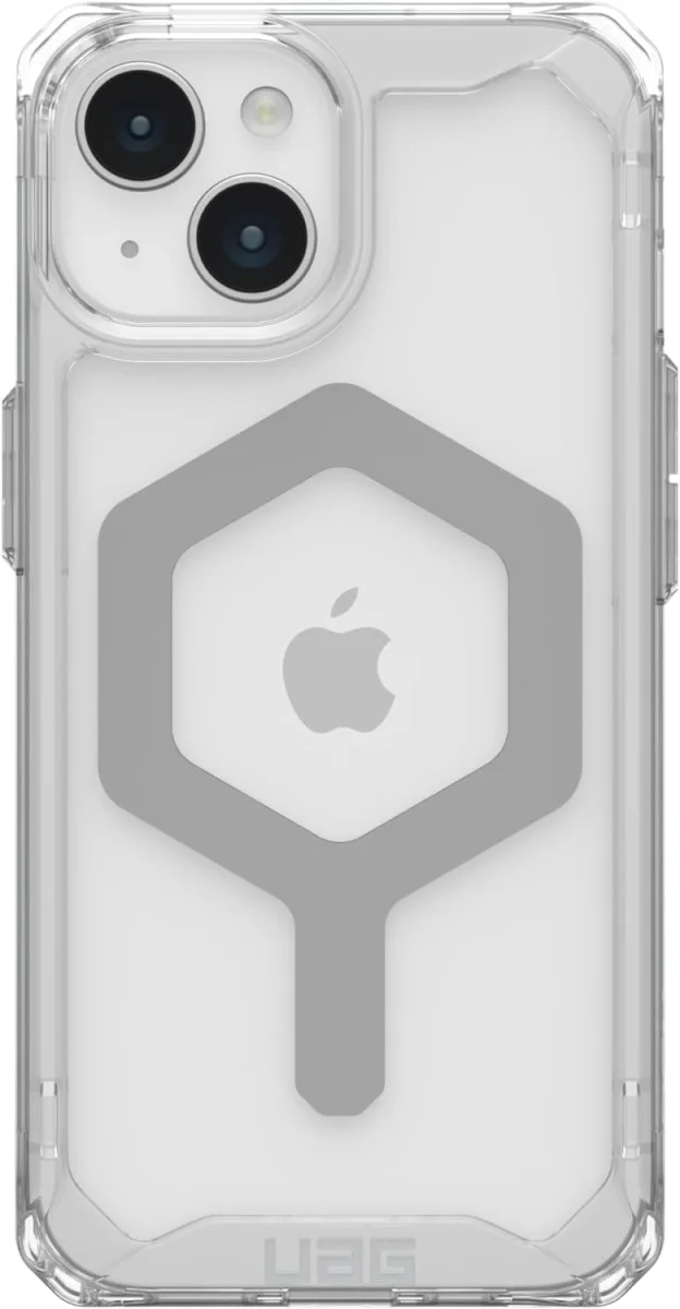Urban Armor Gear Plyo Apple iPhone 15 Hoesje met MagSafe Zilver afbeelding 3